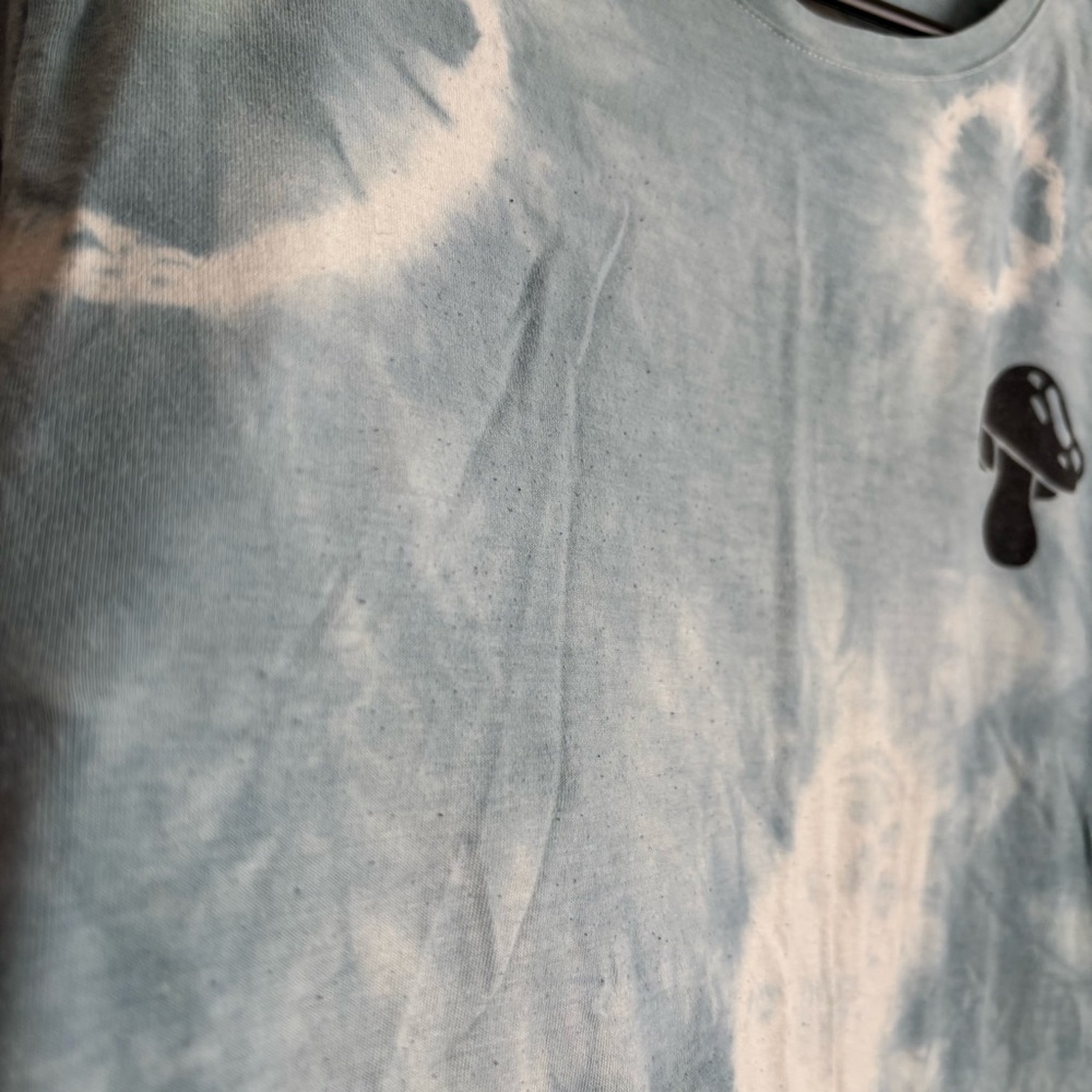 Blue Short Sleeve Tie-Dye Tee - Picture 3 of 7